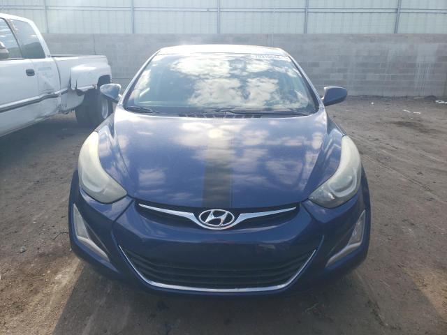 5NPDH4AEXGH722505 - 2016 HYUNDAI ELANTRA SE BLUE photo 5