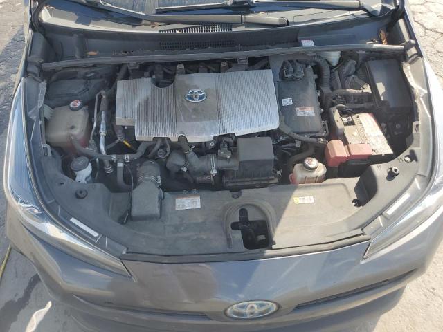 JTDKARFUXK3078484 - 2019 TOYOTA PRIUS GRAY photo 11