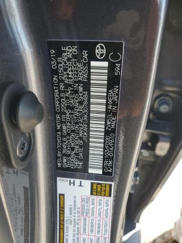 JTDKARFUXK3078484 - 2019 TOYOTA PRIUS GRAY photo 13