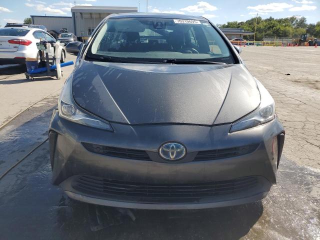 JTDKARFUXK3078484 - 2019 TOYOTA PRIUS GRAY photo 5