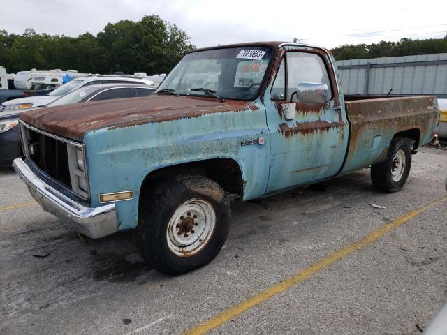 1GTGC24M3FF714922 - 1985 GMC C2500 BLUE photo 1