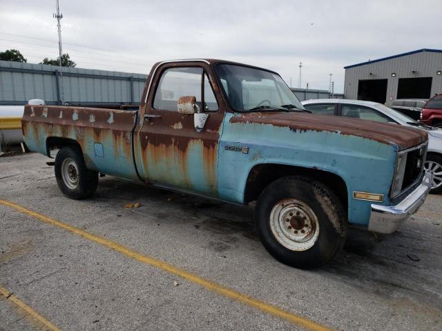 1GTGC24M3FF714922 - 1985 GMC C2500 BLUE photo 4