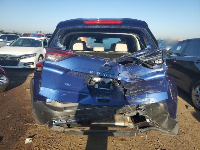 5N1BT3CB6PC688119 - 2023 NISSAN ROGUE SL BLUE photo 6