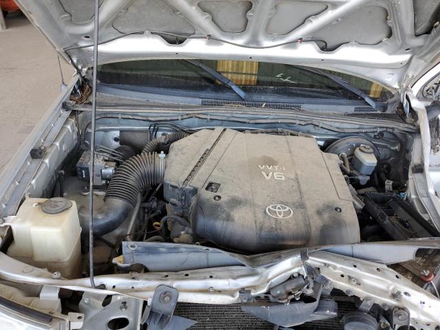3TMJU62N76M023298 - 2006 TOYOTA TACOMA DOUBLE CAB PRERUNNER SILVER photo 11