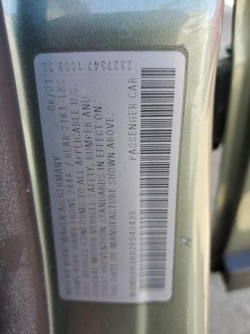 WVWRH63B02P043425 - 2002 VOLKSWAGEN PASSAT GLX Yaşıl foto 12