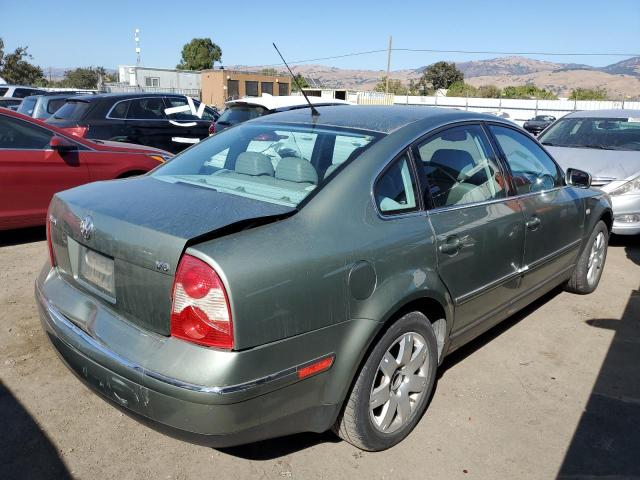 WVWRH63B02P043425 - 2002 VOLKSWAGEN PASSAT GLX Yaşıl foto 3