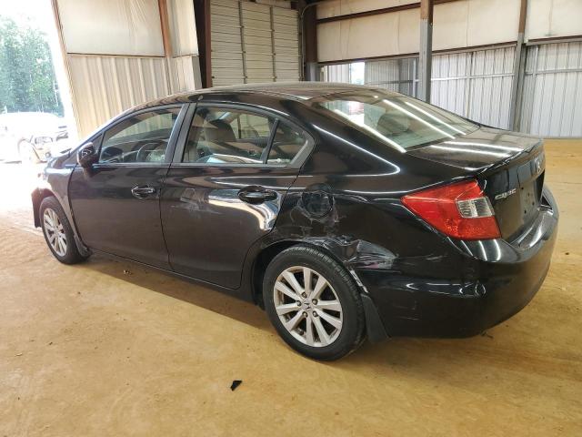 19XFB2F81CE079557 - 2012 HONDA CIVIC EX BLACK photo 2