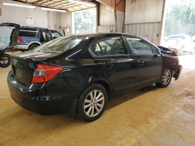 19XFB2F81CE079557 - 2012 HONDA CIVIC EX BLACK photo 3