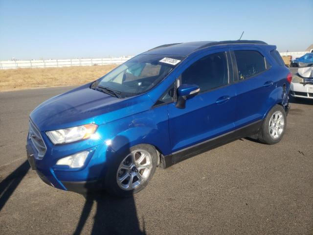 MAJ3P1TE5JC166669 - 2018 FORD ECOSPORT SE BLUE photo 1