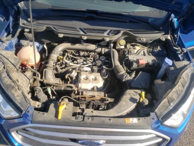 MAJ3P1TE5JC166669 - 2018 FORD ECOSPORT SE BLUE photo 11