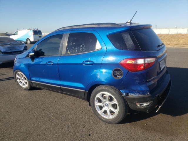 MAJ3P1TE5JC166669 - 2018 FORD ECOSPORT SE BLUE photo 2