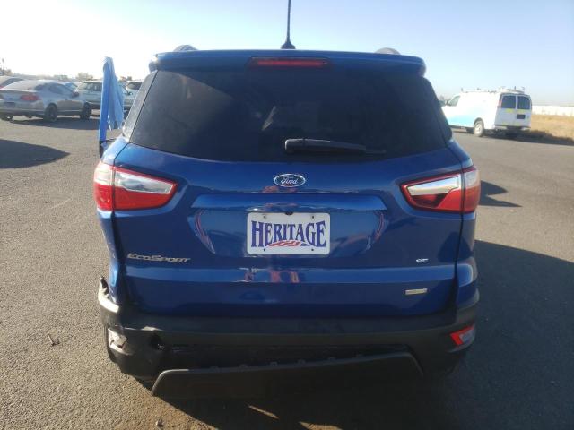 MAJ3P1TE5JC166669 - 2018 FORD ECOSPORT SE BLUE photo 6