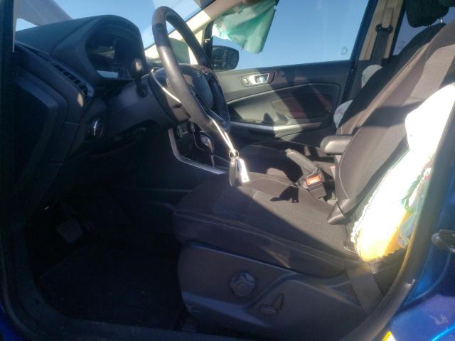 MAJ3P1TE5JC166669 - 2018 FORD ECOSPORT SE BLUE photo 7