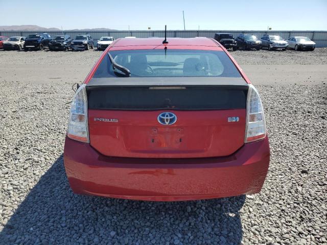 JTDKN3DU2B0253977 - 2011 TOYOTA PRIUS RED photo 6