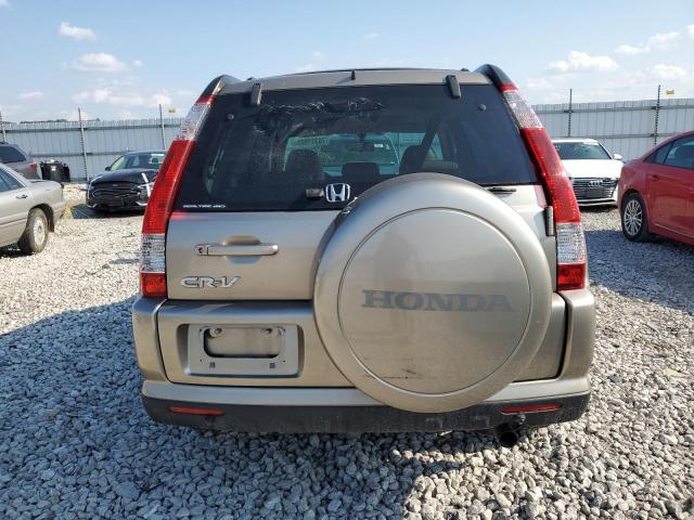 JHLRD78946C012041 - 2006 HONDA CR-V SE GOLD photo 6