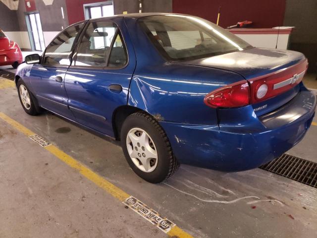 1G1JC52F437219431 - 2003 CHEVROLET CAVALIER BLUE photo 2