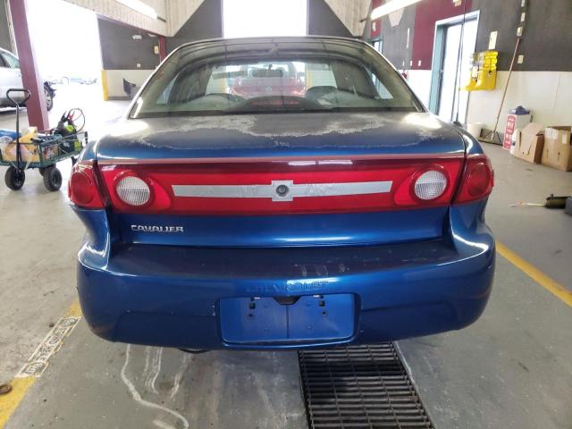 1G1JC52F437219431 - 2003 CHEVROLET CAVALIER BLUE photo 6