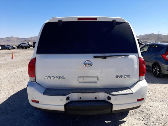 5N1AA08D98N612104 - 2008 NISSAN ARMADA SE WHITE photo 6