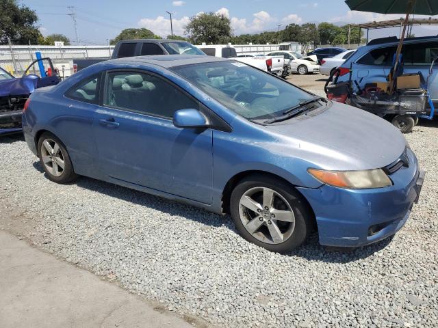 2HGFG12897H535432 - 2007 HONDA CIVIC EX BLUE photo 4