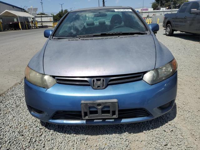 2HGFG12897H535432 - 2007 HONDA CIVIC EX BLUE photo 5