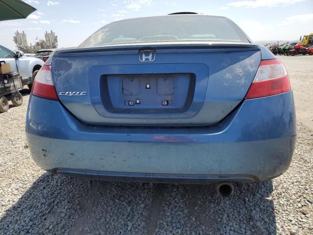 2HGFG12897H535432 - 2007 HONDA CIVIC EX BLUE photo 6