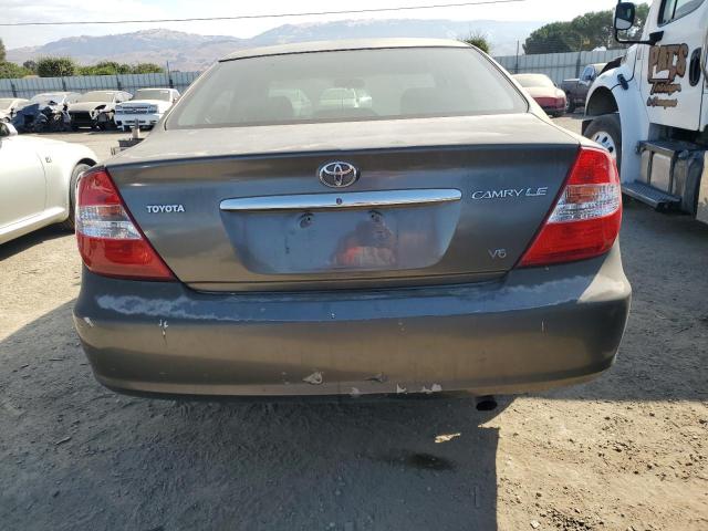 4T1BF30K84U585608 - 2004 TOYOTA CAMRY LE Сірий фото 6