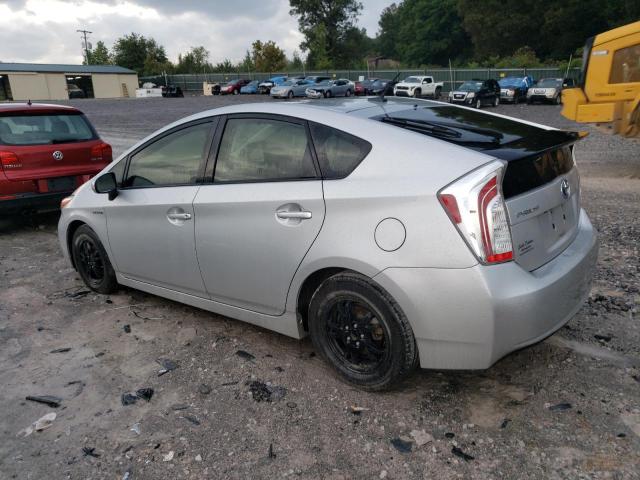 JTDKN3DU4F1927305 - 2015 TOYOTA PRIUS ვერცხლისფერი ფოტო 2