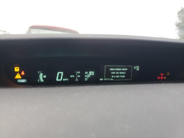 JTDKN3DU4F1927305 - 2015 TOYOTA PRIUS ვერცხლისფერი ფოტო 9