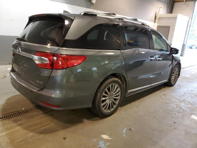 5FNRL6H98KB075926 - 2019 HONDA ODYSSEY ELITE Gris foto 3