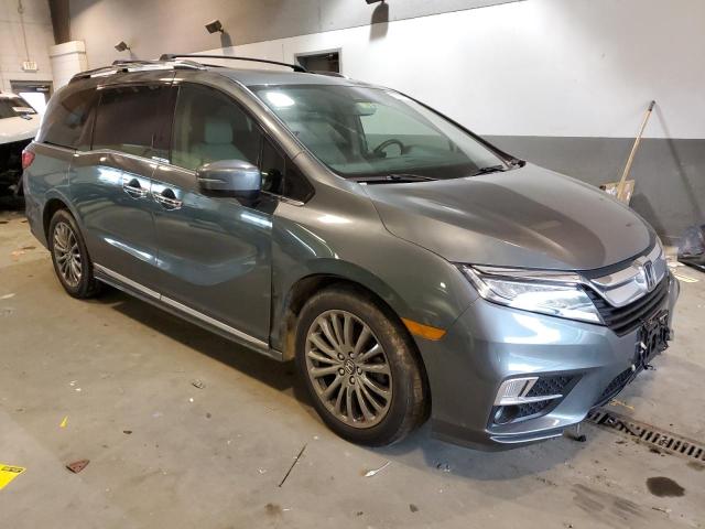 5FNRL6H98KB075926 - 2019 HONDA ODYSSEY ELITE GRAY photo 4