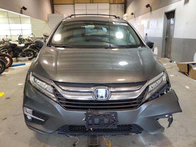 5FNRL6H98KB075926 - 2019 HONDA ODYSSEY ELITE GRAY photo 5