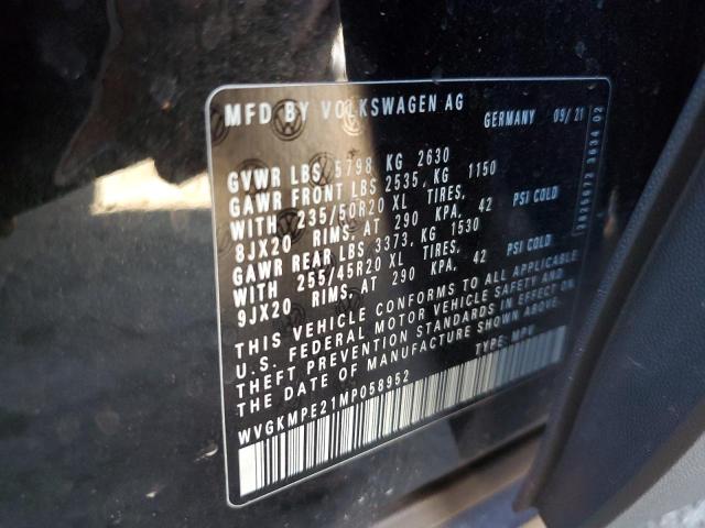 WVGKMPE21MP058952 - 2021 VOLKSWAGEN ID.4 PRO S შავი ფოტო 13