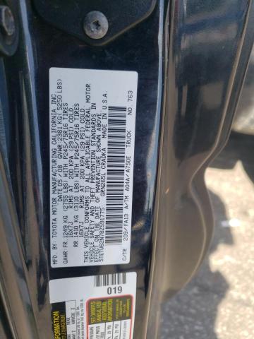 5TETU62N78Z591775 - 2008 TOYOTA TACOMA PRERUNNER ACCESS CAB BLACK photo 12