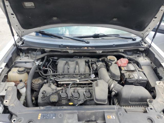 2FMGK5C83EBD18056 - 2014 FORD FLEX SEL SILVER photo 12