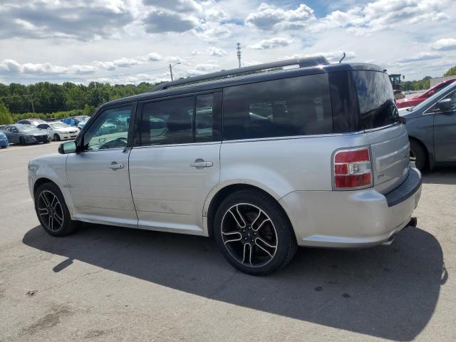 2FMGK5C83EBD18056 - 2014 FORD FLEX SEL SILVER photo 2