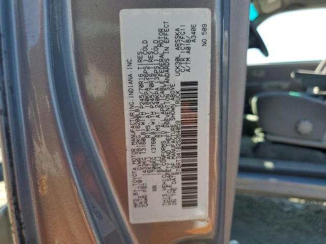 5TBRT34182S264059 - 2002 TOYOTA TUNDRA ACCESS CAB ვერცხლისფერი ფოტო 12