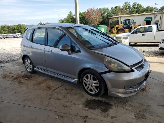 JHMGD38697S053144 - 2007 HONDA FIT S SILVER photo 4