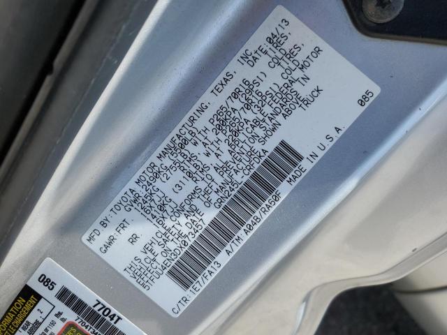 5TFUU4EN3DX073457 - 2013 TOYOTA TACOMA Silber Foto 12