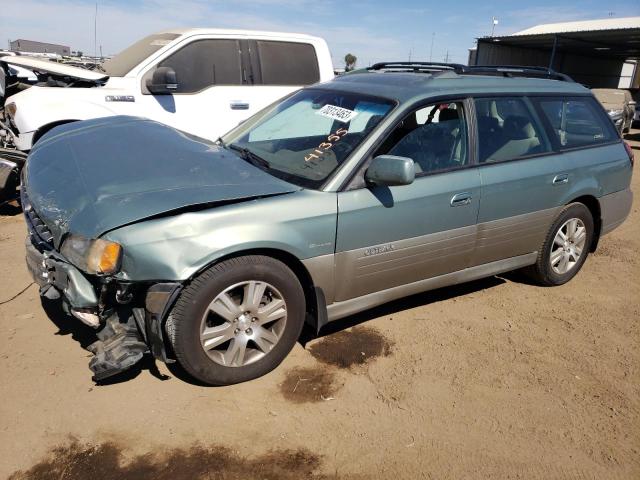 4S3BH815847641355 - 2004 SUBARU LEGACY OUTBACK H6 3.0 SPECIAL GREEN photo 1