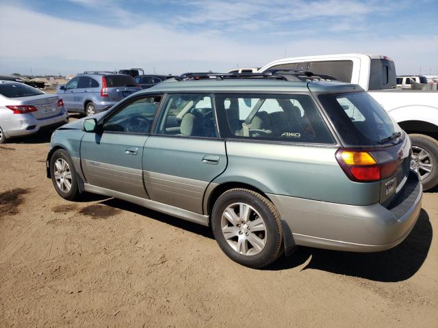 4S3BH815847641355 - 2004 SUBARU LEGACY OUTBACK H6 3.0 SPECIAL GREEN photo 2