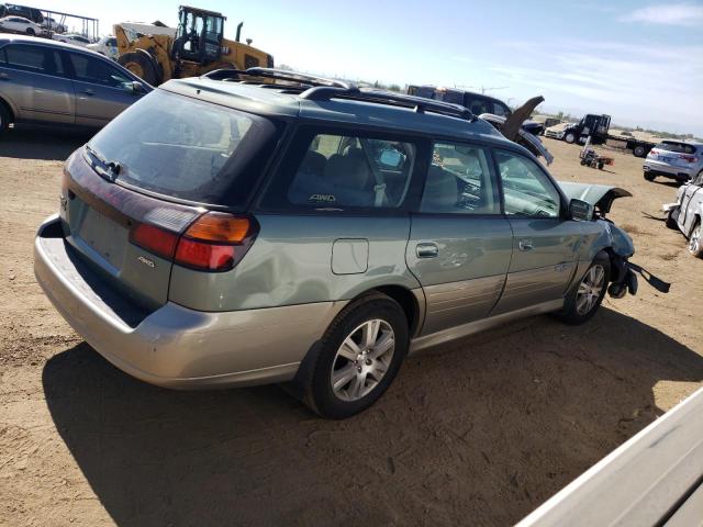 4S3BH815847641355 - 2004 SUBARU LEGACY OUTBACK H6 3.0 SPECIAL GREEN photo 3