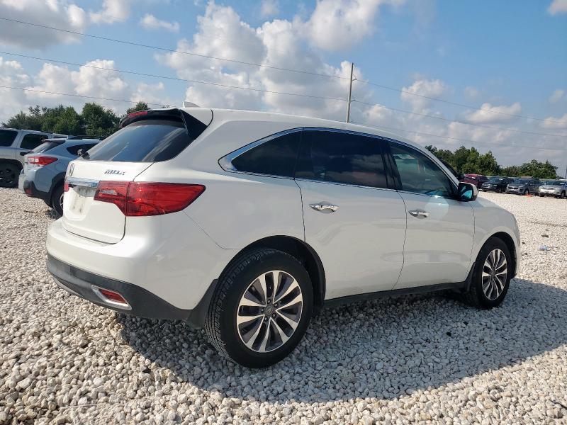 5FRYD3H45EB012992 - 2014 ACURA MDX TECHNOLOGY Blanc photo 3