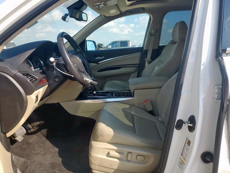 5FRYD3H45EB012992 - 2014 ACURA MDX TECHNOLOGY Blanc photo 7