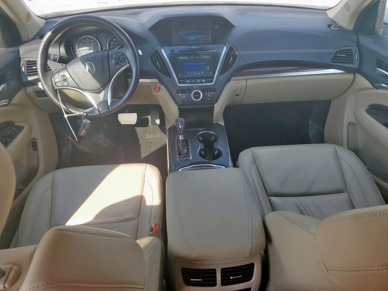 5FRYD3H45EB012992 - 2014 ACURA MDX TECHNOLOGY Blanc photo 8