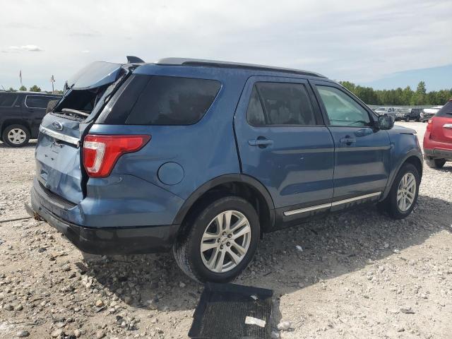 1FM5K8D83KGA45941 - 2019 FORD EXPLORER XLT أزرق صورة 3