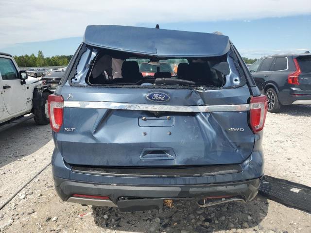 1FM5K8D83KGA45941 - 2019 FORD EXPLORER XLT أزرق صورة 6
