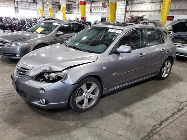 JM1BK343751295236 - 2005 MAZDA 3 HATCHBACK SILVER photo 1