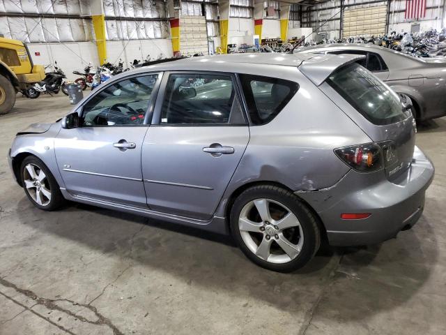 JM1BK343751295236 - 2005 MAZDA 3 HATCHBACK SILVER photo 2