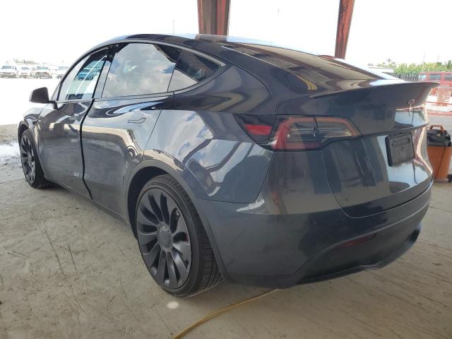 7SAYGDEF2NF330253 - 2022 TESLA MODEL Y CHARCOAL photo 2