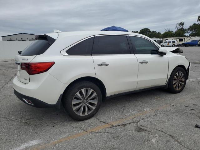 5FRYD4H4XEB033486 - 2014 ACURA MDX TECHNOLOGY WHITE photo 3